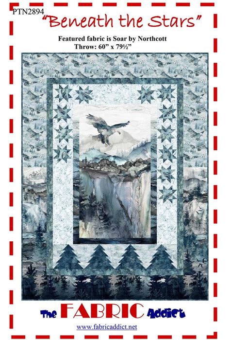 Beneath the Stars Quilt Pattern, the Fabric Addict PTN2894, Yardage ...