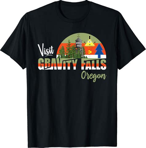 Buy Visit Gravity Falls Oregon - Home of the Mystery Shack T-Shirt ...