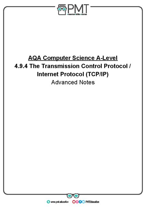 9.4. The Transmission Control Protocol - Internet Protocol (TCP IP ...
