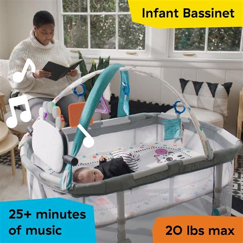 BabyEinstein Baby Einstein Kick & Snooze 3-in-1 Foldable Playard, India ...