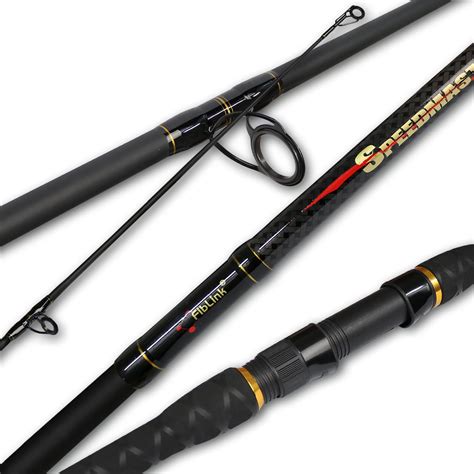 Fiblink Surf Spinning Fishing Rod 2 Piece/4 Piece Carbon Fiber Portable ...