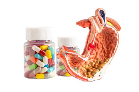 Premium Photo | Gastritis medication drug for stomach ache gastroesophageal reflux disease gerd ...