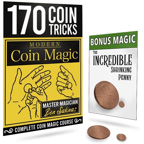 Magic Makers Modern Coin Magic 170 Coin Tricks Kit India | Ubuy