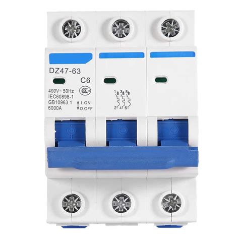 MCB Overload Protection Circuit Breaker, DZ47-63 Mini Circuit Breaker ...