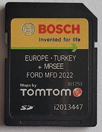 Scheda SD Navigazione GPS Europa 2022 Per Ford MCA - Compatibile, Aggiornata, Copertura Completa