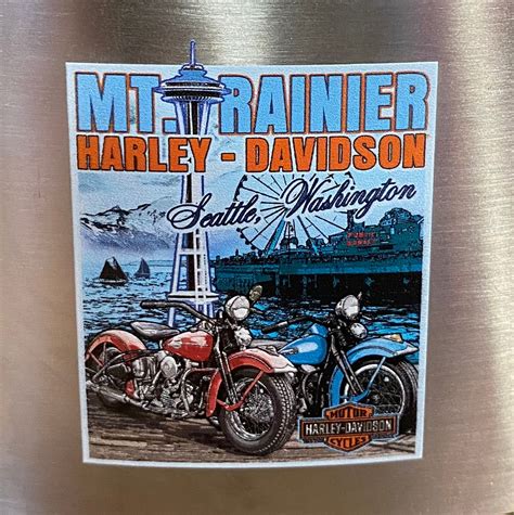 Mt. Rainier Harley-Davidson® Seattle Flask – Mt. Rainier Harley ...