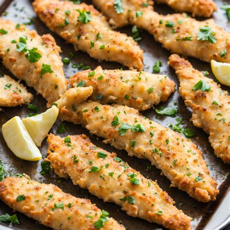 Garlic Parmesan Chicken Tenders Recipe | Cheff Recipes