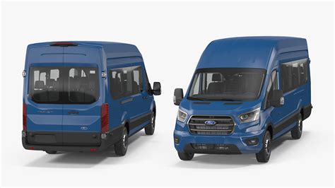 3D Ford Transit Van 2020 Rigged model | 3D Molier International