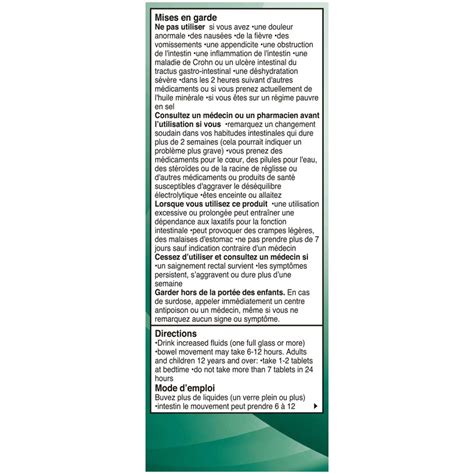 Colace Stimulant Laxative with Docusate Sodium and Senna for Gentle ...