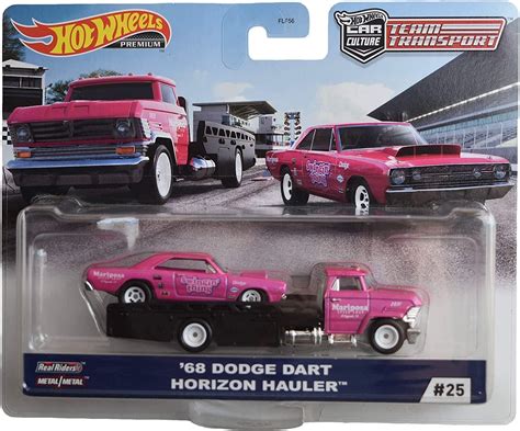 Buy Hot Wheels '68 Dodge Dart Horizon Hauler, [Pink] Team Transport #25 ...