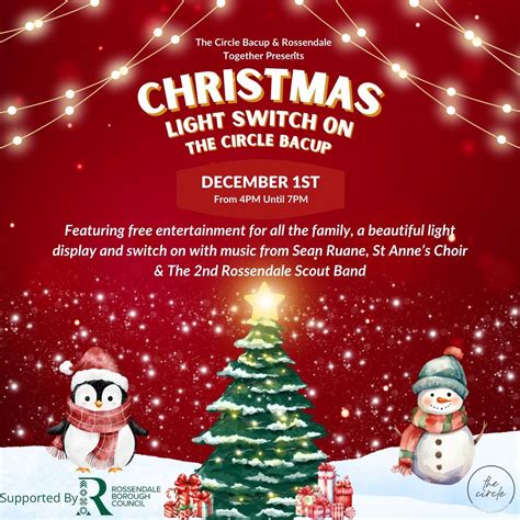 Christmas Light Switch On at The Circle Bacup, The Circle Bacup ...
