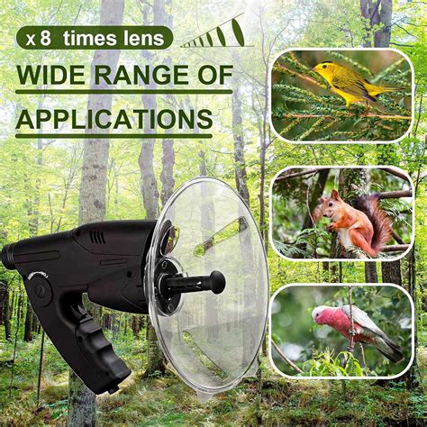 Buy Parabolic Microphone Monocular, Monocular X8 Bionic Ear ...