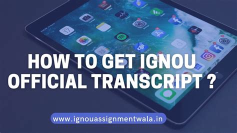 Image result for IGNOU Transcript Apply Online