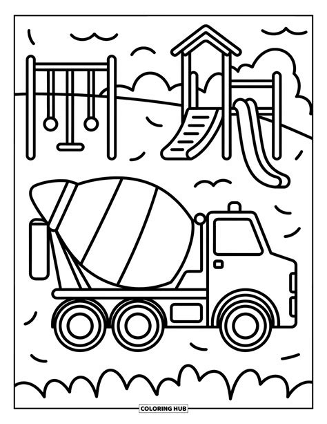 165+ Construction Coloring Pages for Kids & Adults (Free Printable PDFs)
