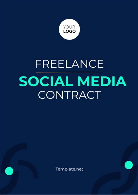 Free Social Media Contract Templates, Editable and Printable