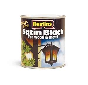 Rustins Satin Black Paint 1L : Amazon.in: Music