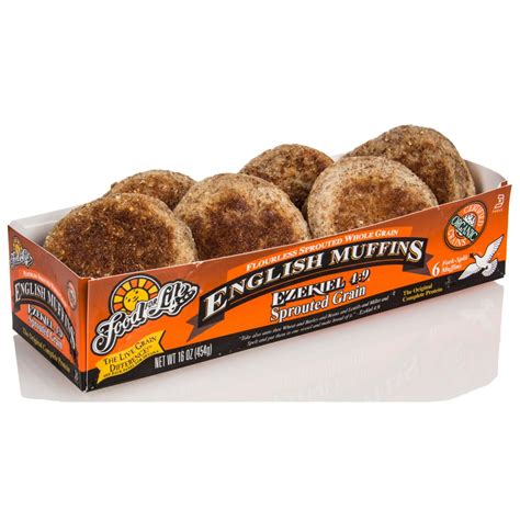 Food For Life - Ezekiel 4:9 Sprouted Grain English Muffins, Frozen ...