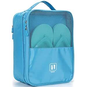 TOKEZO Multipurpose Travel Shoe Bags Portable Two Layer Footwear ...