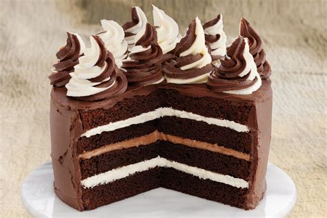 Triple Chocolate Layer Cake