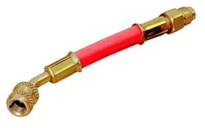 Robinair (10470A) Flexible Adapter - 1/4" MFL x 3/16" FFL, 6" Red Hose ...
