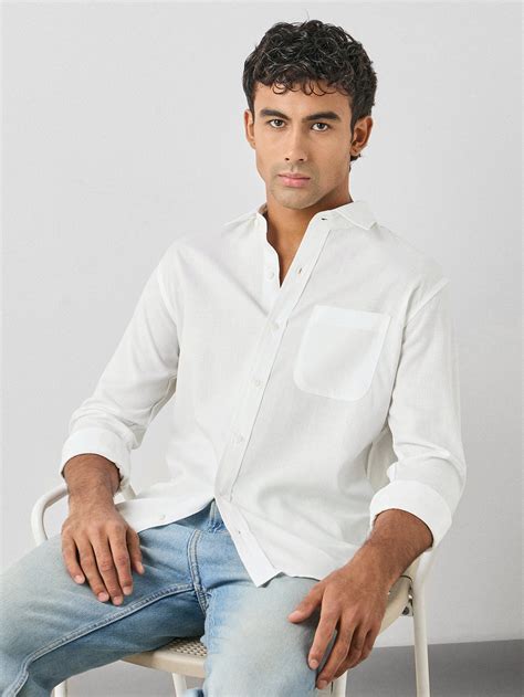 Regular Fit Linen Tencel Shirt