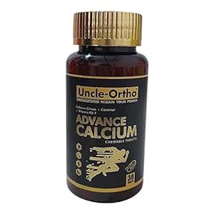 Uncle-Ortho Advanced Calcium Chewable formulation - 30 Tablets : Amazon ...