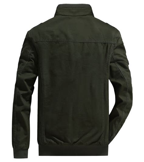 L'MONTE Men's Army Green Military Style Cargo Cotton Jacket – Lmonte ...