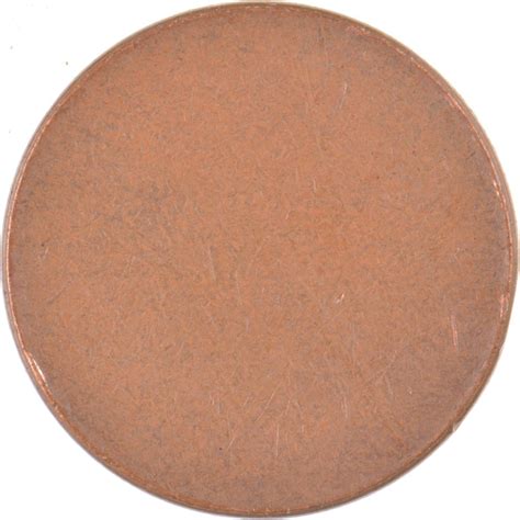 US Mint Error Coin - BLANK Cent Planchet! | Property Room