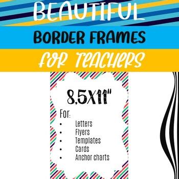 Page Borders Page Frames by PetersGames | TPT