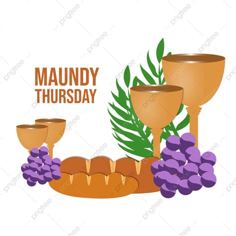 Maundy Thursday Vector Art PNG, Maundy Thursday Vector Transparent ...