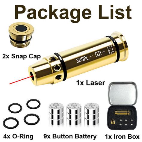 Buy 9mm/380ACP/40S&W/223Rem Laser Training Bullet Dry Fire Laser ...