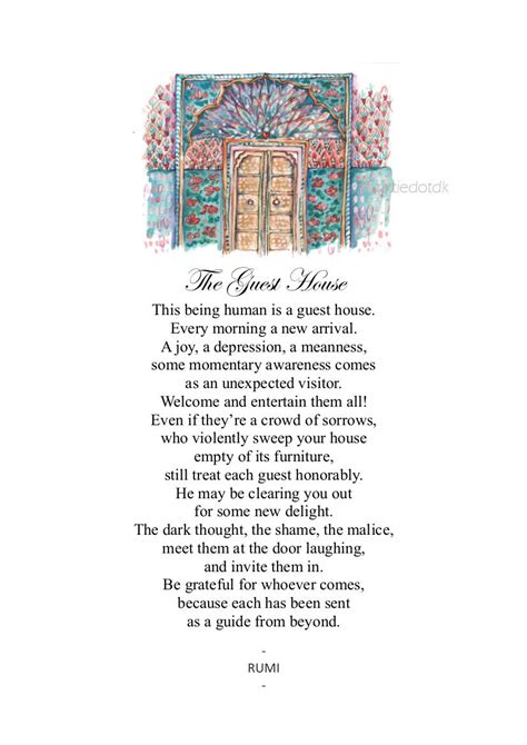 The Guest House by Rumi, Instant Download, Printable, Everyday ...
