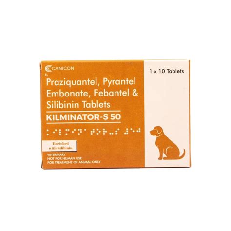 Canicon Kilminator - S 50 Tablets | Fast Flea & Tick Relief for Pets