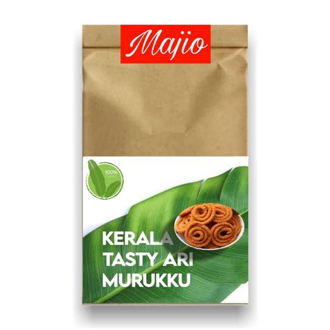 Majio Kerala Traditional Ari Murukku Snack - Ready to Eat Snack - 250g ...