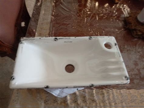 Root Group Ceramic Wall Mount Basin for Bathroom, Kitchen, Hall, Living ...