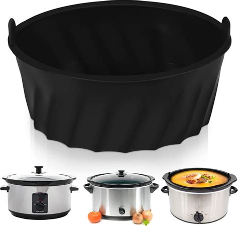 Silicone Slow Cooker Liner 6 Quart, Silicone Liner for Crockpot ...
