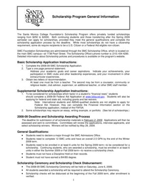 Fillable Online smc Scholarship_Application_and_Guidance_0809 - Santa ...