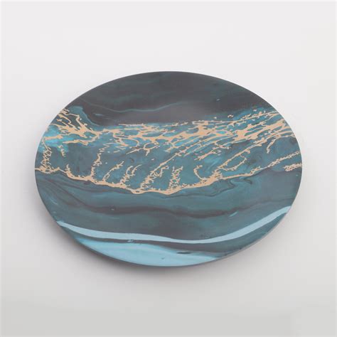Buy Breccia Melamine Printed Dinner Plate - 26.5cm from Home Centre at ...