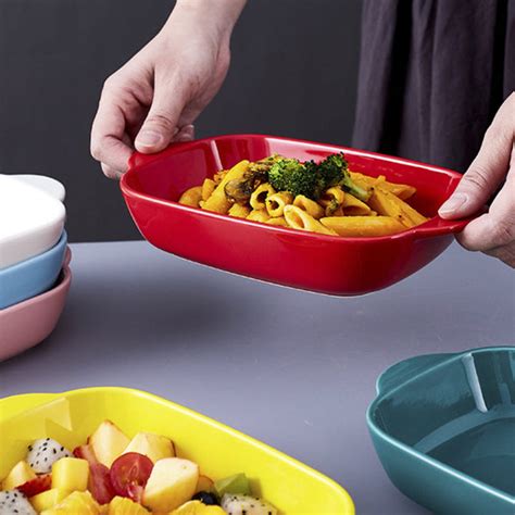 Microwave Oven Baking Dish Red 8.5 Inch Online - Premium Baking Dish ...