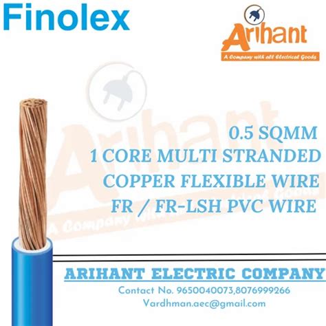 Multistrand Wire - 0.5 Sq mm Flexible Single Core Cable Wholesale ...