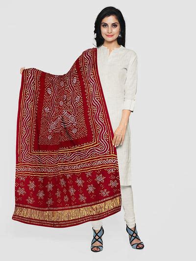 Bandhani Dupattas | Traditional Bandhani Dupattas Online: Khatri ...