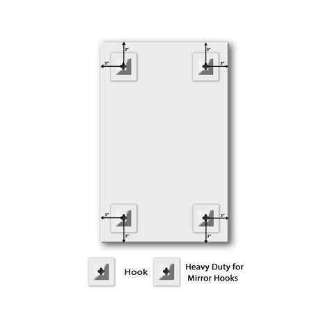 Frosted Mirror with Rounded Edges Rectangular – Flair Glass