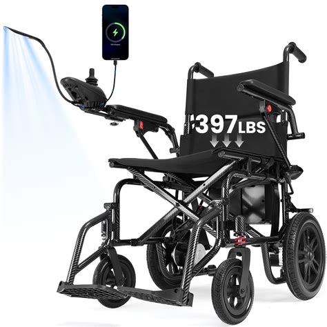 All Terrain Electric Wheelchair,24km Long-Range(400lbs Max)Lightweight ...