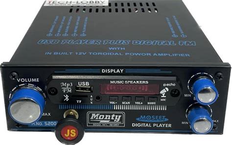 TECH-LOBBY 5200/1943 Mosfet With Cooling Fan Car Stereo Price in India ...