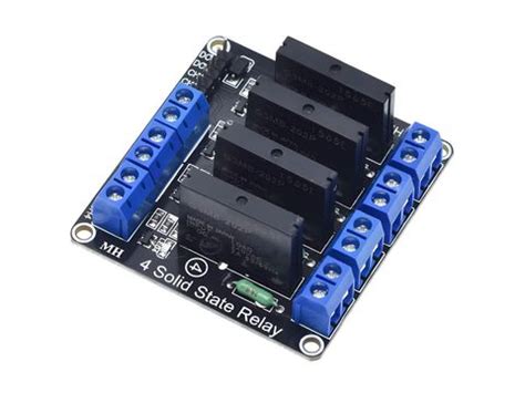 4 Channel 5V, 12V & 24V 2A SSR Solid State Relay Module - Thingbits India