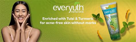 Everyuth Naturals Anti Acne, Anti Marks Tulsi Turmeric Face Wash|Gentle ...