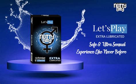 Buy NOTTY BOY Extra Lubricated Condoms For Men For Smooth Pleasure ...