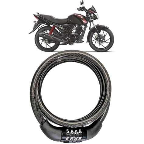 Shoolin Bike Number Lock/Helmet Lock/Steel Cable Lock/Bicycle Cycle ...