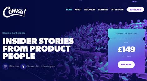 The 22 Best Conference Website Designs You'll Want to Copy - Blog