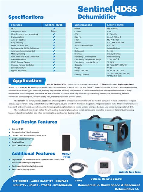 AlorAir Sentinel HD55 Instruction Manual